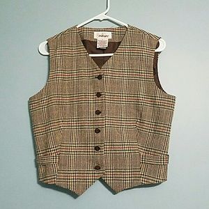 Vintage Plaid Worthington Vest